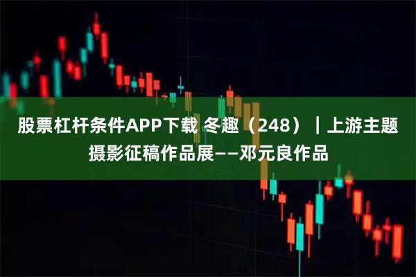 股票杠杆条件APP下载 冬趣（248）｜上游主题摄影征稿作品展——邓元良作品