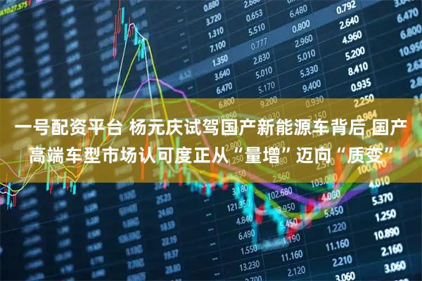 一号配资平台 杨元庆试驾国产新能源车背后 国产高端车型市场认可度正从“量增”迈向“质变”